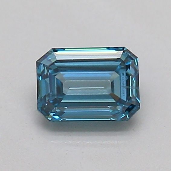 Loose Diamond - EMERALD 0.29ct Fancy Vivid Blue SI1: Loose Diamond - EMERALD 0.29ct Fancy Vivid Blue SI1 Source: This is a real non-mined Diamond that has been grown in a lab Shape: EMERALD Carats: 0.29 Color: Fancy Vivid Blue Certification: IGI Additio