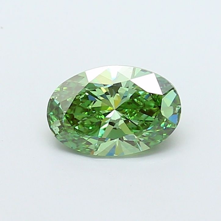 Loose Diamond - OVAL 1.99ct Fancy Vivid Green VS1: Loose Diamond - OVAL 1.99ct Fancy Vivid Green VS1 Source: This is a real non-mined Diamond that has been grown in a lab Shape: OVAL Carats: 1.99 Color: Fancy Vivid Green Certification: IGI Video: