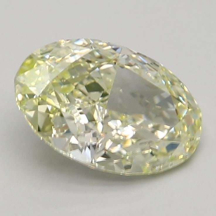 Loose Diamond - OVAL 1.6ct Fancy Light Yellow Green VVS2: Loose Diamond - OVAL 1.6ct Fancy Light Yellow Green VVS2 Source: This is a real non-mined Diamond that has been grown in a lab Shape: OVAL Carats: 1.6 Color: Fancy Light Yellow Green Certification: IG