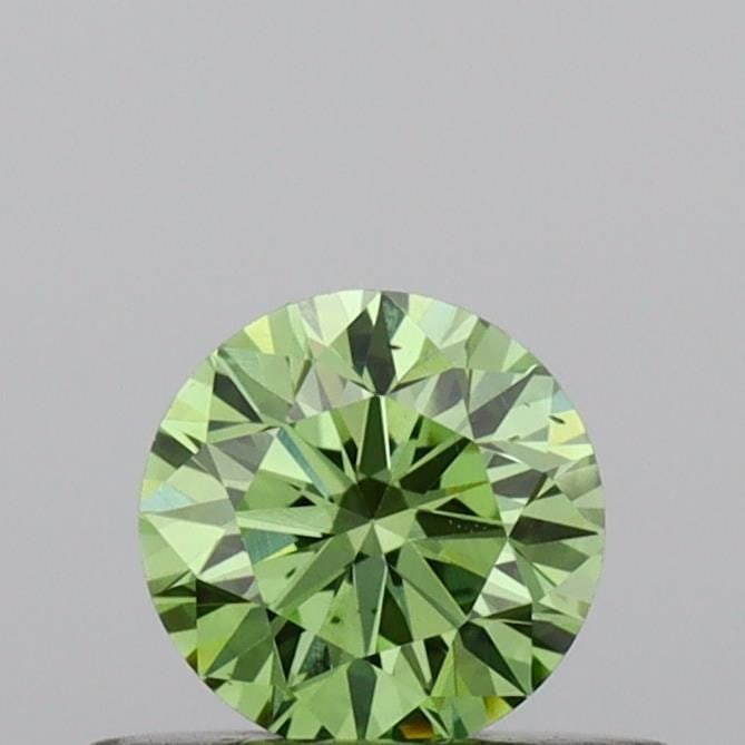 Ideal Loose Diamond - ROUND 0.35ct Fancy Vivid Green VS2: Ideal Loose Diamond - ROUND 0.35ct Fancy Vivid Green VS2 Source: This is a real non-mined Diamond that has been grown in a lab Shape: ROUND Carats: 0.35 Color: Fancy Vivid Green Certification: IGI Vid