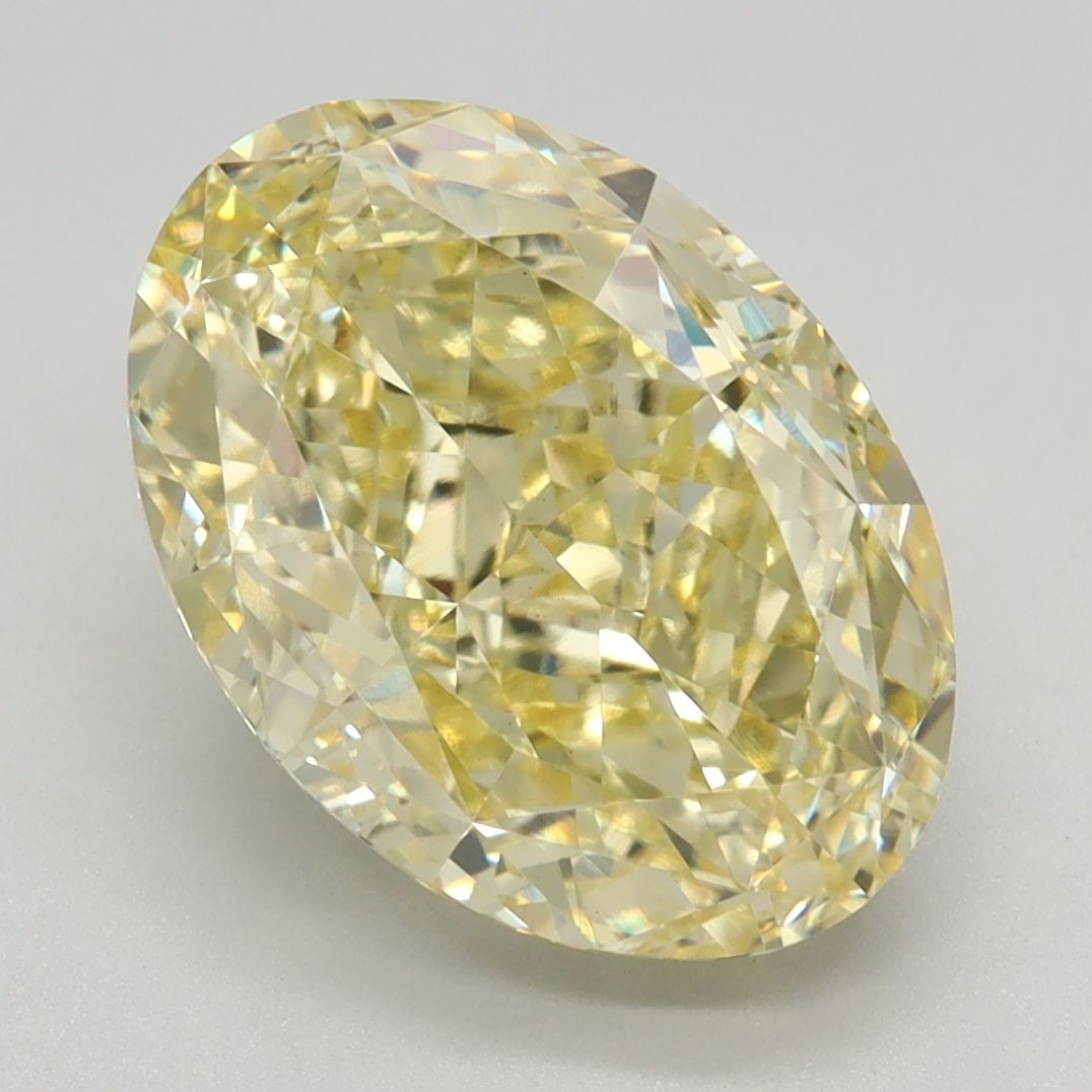 Loose Diamond - OVAL 5.04ct Fancy Intense Yellow VS1: Loose Diamond - OVAL 5.04ct Fancy Intense Yellow VS1 Source: This is a real non-mined Diamond that has been grown in a lab Shape: OVAL Carats: 5.04 Color: Fancy Intense Yellow Certification: IGI Video