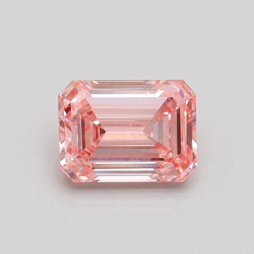 Loose Diamond - EMERALD 0.74ct Fancy Intense Pink VVS2: Loose Diamond - EMERALD 0.74ct Fancy Intense Pink VVS2 Source: This is a real non-mined Diamond that has been grown in a lab Shape: EMERALD Carats: 0.74 Color: Fancy Intense Pink Certification: IGI Vi