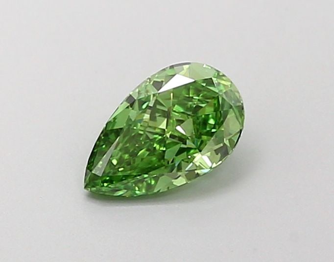 Loose Diamond - PEAR 0.31ct Fancy Vivid Green VS1: Loose Diamond - PEAR 0.31ct Fancy Vivid Green VS1 Source: This is a real non-mined Diamond that has been grown in a lab Shape: PEAR Carats: 0.31 Color: Fancy Vivid Green Certification: NONE Video: