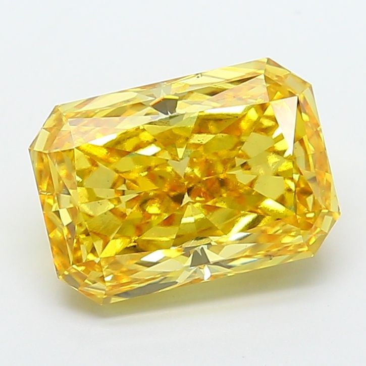 Loose Diamond - RADIANT 8.04ct Fancy Vivid Yellow VS2: Loose Diamond - RADIANT 8.04ct Fancy Vivid Yellow VS2 Source: This is a real non-mined Diamond that has been grown in a lab Shape: RADIANT Carats: 8.04 Color: Fancy Vivid Yellow Certification: IGI Vid