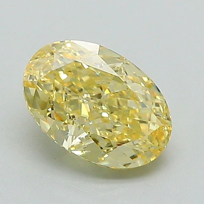 Loose Diamond - OVAL 1.11ct Fancy Intense Yellow VVS2: Loose Diamond - OVAL 1.11ct Fancy Intense Yellow VVS2 Source: This is a real non-mined Diamond that has been grown in a lab Shape: OVAL Carats: 1.11 Color: Fancy Intense Yellow Certification: IGI Vide