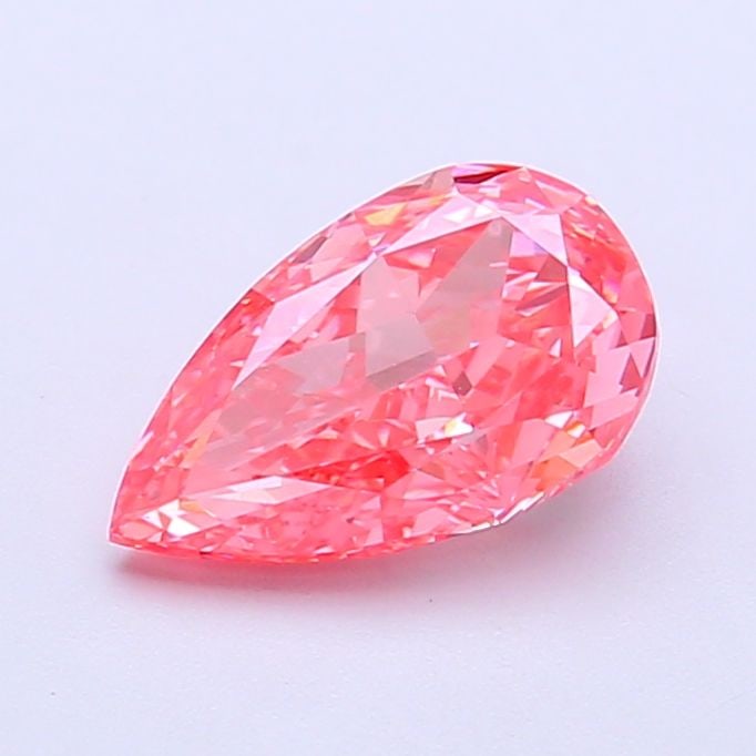 Loose Diamond - PEAR 1.37ct Fancy Vivid Pink VVS2: Loose Diamond - PEAR 1.37ct Fancy Vivid Pink VVS2 Source: This is a real non-mined Diamond that has been grown in a lab Shape: PEAR Carats: 1.37 Color: Fancy Vivid Pink Certification: IGI Video: