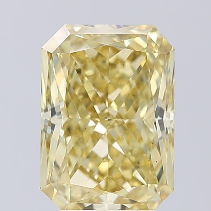 Loose Diamond - RADIANT 3.81ct Fancy Intense Yellow VS1: Loose Diamond - RADIANT 3.81ct Fancy Intense Yellow VS1 Source: This is a real non-mined Diamond that has been grown in a lab Shape: RADIANT Carats: 3.81 Color: Fancy Intense Yellow Certification: IGI