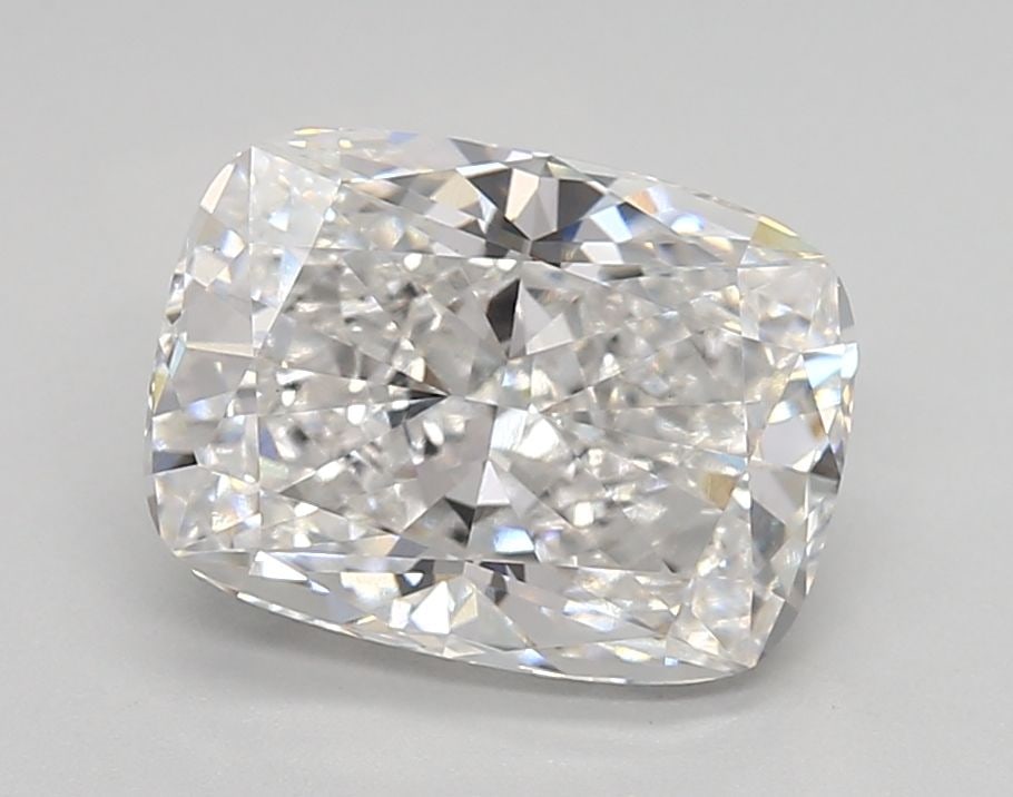 Loose Diamond - CUSHION MODIFIED 2.96ct E VVS2: Loose Diamond - CUSHION MODIFIED 2.96ct E VVS2 Source: This is a real non-mined Diamond that has been grown in a lab Shape: CUSHION MODIFIED Carats: 2.96 Color: E Clarity: VVS2 Certification: IGI Vide