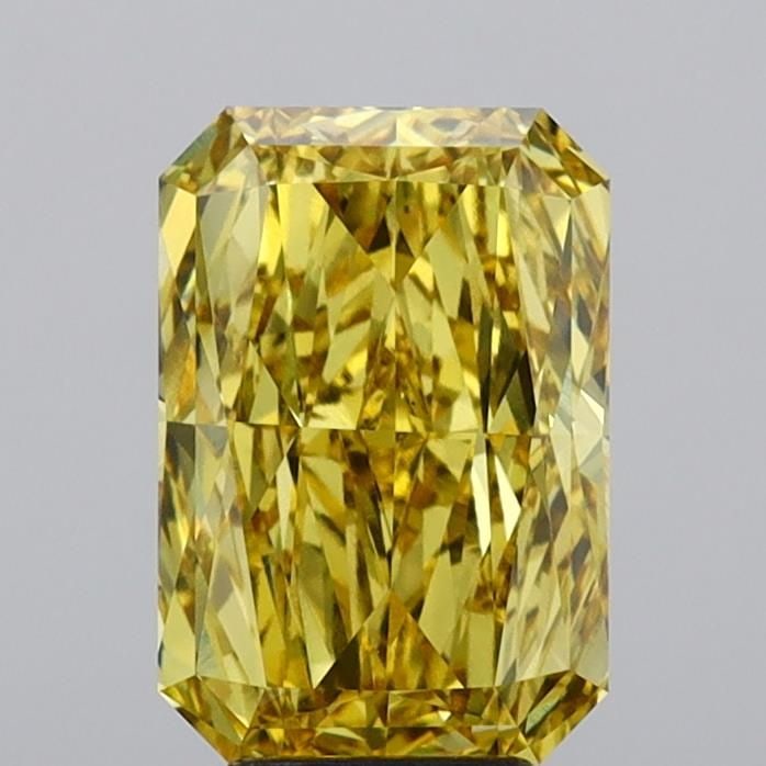 Loose Diamond - RADIANT 5.01ct Fancy Vivid Yellow VS1: Loose Diamond - RADIANT 5.01ct Fancy Vivid Yellow VS1 Source: This is a real non-mined Diamond that has been grown in a lab Shape: RADIANT Carats: 5.01 Color: Fancy Vivid Yellow Certification: IGI Vid