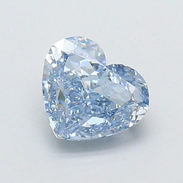 Loose Diamond - HEART 1.22ct Fancy Vivid Blue IF: Loose Diamond - HEART 1.22ct Fancy Vivid Blue IF Source: This is a real non-mined Diamond that has been grown in a lab Shape: HEART Carats: 1.22 Color: Fancy Vivid Blue Certification: IGI Video: