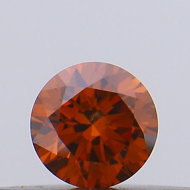 Loose Diamond - ROUND 0.19ct Fancy Deep Orange VS1: Loose Diamond - ROUND 0.19ct Fancy Deep Orange VS1 Source: This is a real non-mined Diamond that has been grown in a lab Shape: ROUND Carats: 0.19 Color: Fancy Deep Orange Certification: IGI Video: