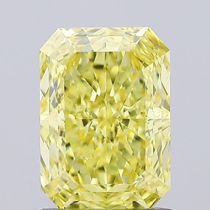 Loose Diamond - RADIANT 1.2ct Fancy Intense Yellow VS1: Loose Diamond - RADIANT 1.2ct Fancy Intense Yellow VS1 Source: This is a real non-mined Diamond that has been grown in a lab Shape: RADIANT Carats: 1.2 Color: Fancy Intense Yellow Certification: IGI V