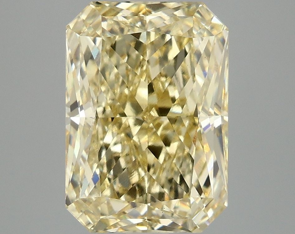Loose Diamond - RADIANT 4.01ct Fancy Intense Yellow VS1: Loose Diamond - RADIANT 4.01ct Fancy Intense Yellow VS1 Source: This is a real non-mined Diamond that has been grown in a lab Shape: RADIANT Carats: 4.01 Color: Fancy Intense Yellow Certification: IGI