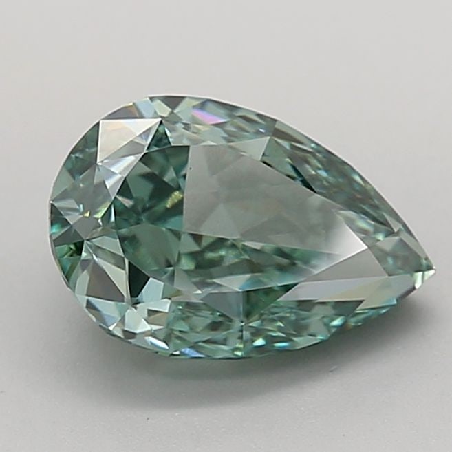 Loose Diamond - PEAR 2.72ct Fancy Vivid Green VS1 (1 of 1)