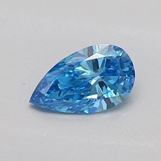Loose Diamond - PEAR 0.17ct Fancy Vivid Blue VS1: Loose Diamond - PEAR 0.17ct Fancy Vivid Blue VS1 Source: This is a real non-mined Diamond that has been grown in a lab Shape: PEAR Carats: 0.17 Color: Fancy Vivid Blue Certification: IGI Video: