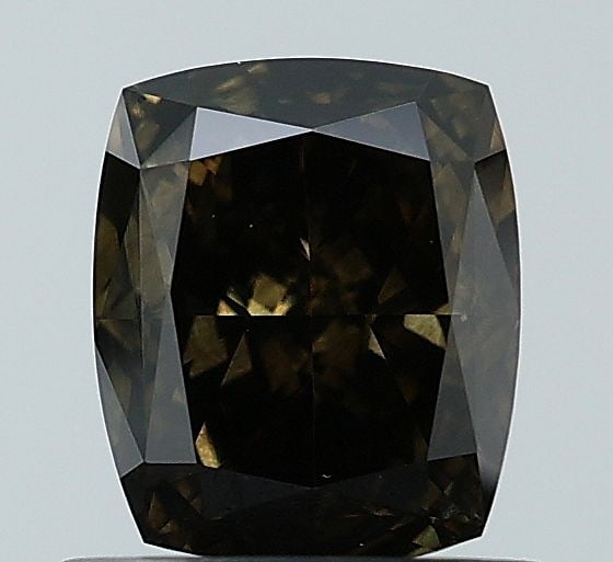 Loose Diamond - CUSHION BRILLIANT 1.01ct Fancy Deep Black VS1: Loose Diamond - CUSHION BRILLIANT 1.01ct Fancy Deep Black VS1 Source: This is a real non-mined Diamond that has been grown in a lab Shape: CUSHION BRILLIANT Carats: 1.01 Color: Fancy Deep Black Certif