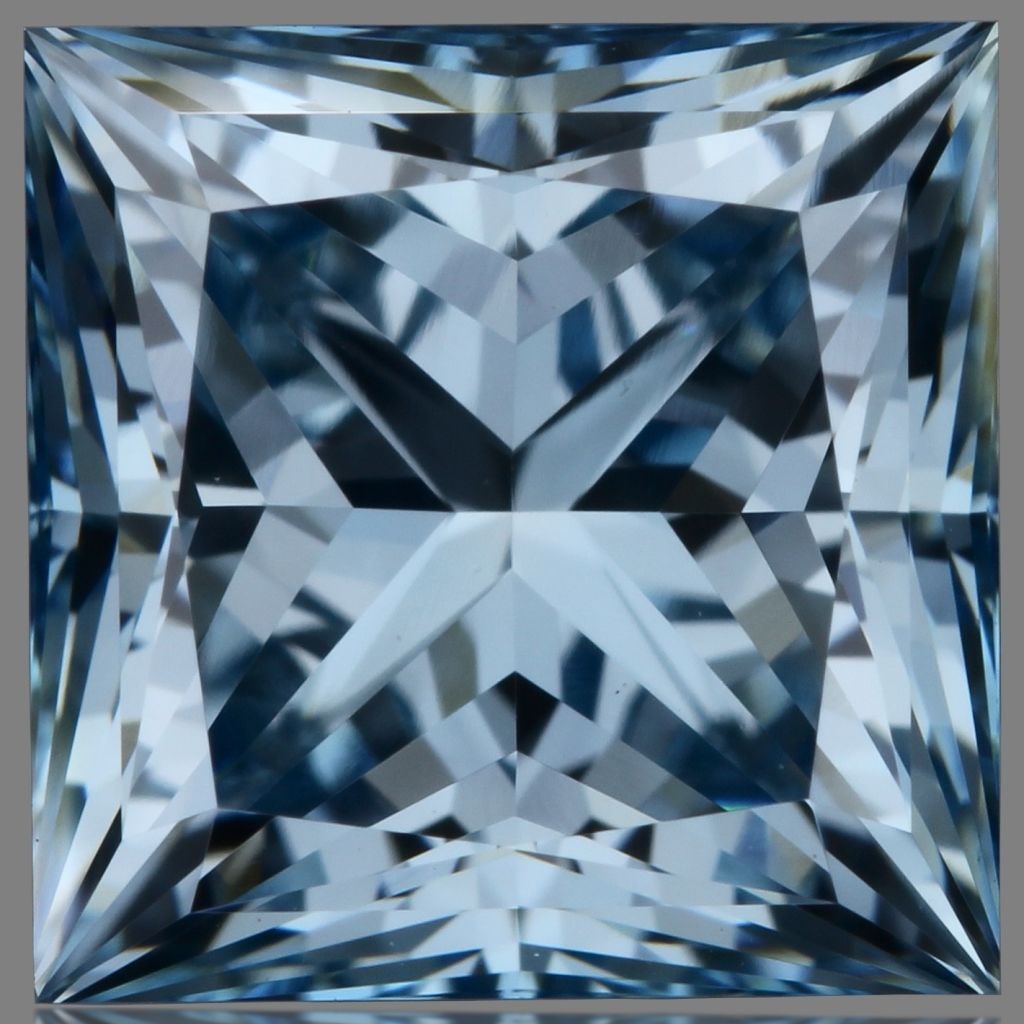 Loose Diamond - PRINCESS 1.57ct Fancy Vivid Blue VVS2: Loose Diamond - PRINCESS 1.57ct Fancy Vivid Blue VVS2 Source: This is a real non-mined Diamond that has been grown in a lab Shape: PRINCESS Carats: 1.57 Color: Fancy Vivid Blue Certification: IGI