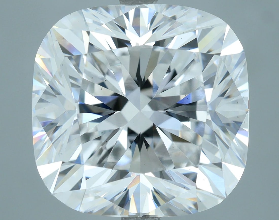 Loose Diamond - CUSHION MODIFIED 8.51ct E VS2: Loose Diamond - CUSHION MODIFIED 8.51ct E VS2 Source: This is a real non-mined Diamond that has been grown in a lab Shape: CUSHION MODIFIED Carats: 8.51 Color: E Clarity: VS2 Certification: IGI Video: