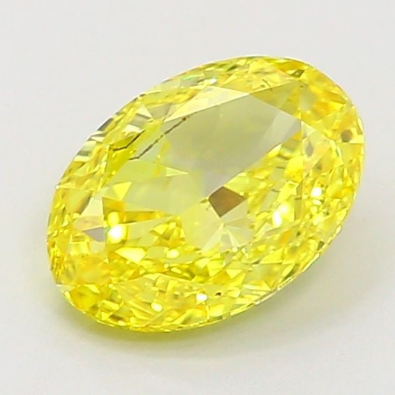 Loose Diamond - OVAL 1.0ct Fancy Vivid Yellow VS2: Loose Diamond - OVAL 1.0ct Fancy Vivid Yellow VS2 Source: This is a real non-mined Diamond that has been grown in a lab Shape: OVAL Carats: 1.0 Color: Fancy Vivid Yellow Certification: IGI Video: