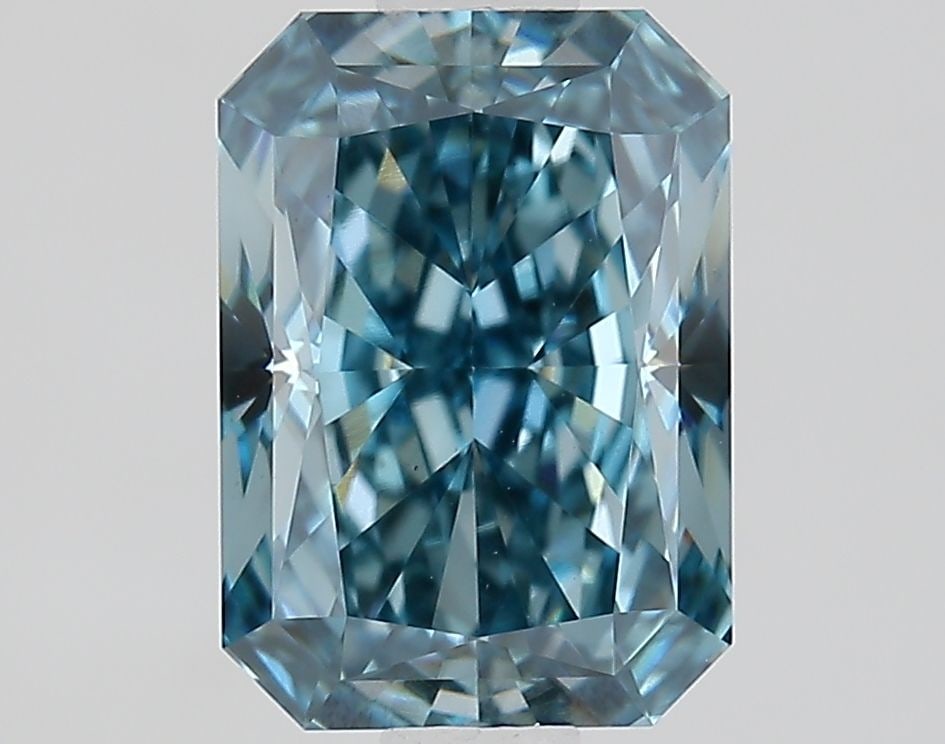Loose Diamond - RADIANT 1.68ct Fancy Vivid Blue VS1: Loose Diamond - RADIANT 1.68ct Fancy Vivid Blue VS1 Source: This is a real non-mined Diamond that has been grown in a lab Shape: RADIANT Carats: 1.68 Color: Fancy Vivid Blue Certification: IGI Video: