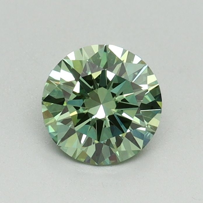 Loose Diamond - ROUND 0.6ct Fancy Vivid Green VVS2: Loose Diamond - ROUND 0.6ct Fancy Vivid Green VVS2 Source: This is a real non-mined Diamond that has been grown in a lab Shape: ROUND Carats: 0.6 Color: Fancy Vivid Green Certification: IGI Video: