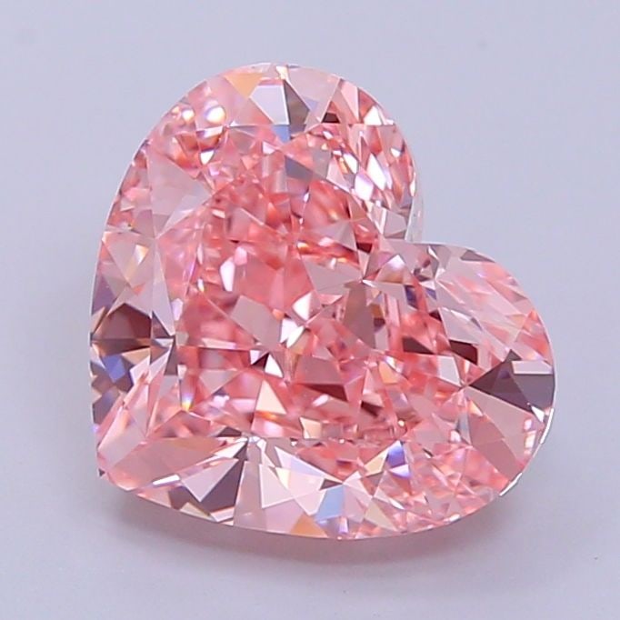 Loose Diamond - HEART 3.6ct Fancy Intense Pink VVS2: Loose Diamond - HEART 3.6ct Fancy Intense Pink VVS2 Source: This is a real non-mined Diamond that has been grown in a lab Shape: HEART Carats: 3.6 Color: Fancy Intense Pink Certification: IGI Video: