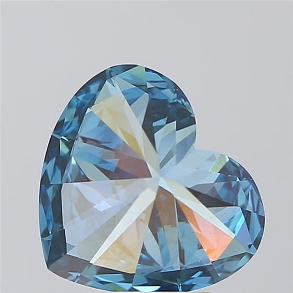 Loose Diamond - HEART 3.58ct Fancy Vivid Blue VS1: Loose Diamond - HEART 3.58ct Fancy Vivid Blue VS1 Source: This is a real non-mined Diamond that has been grown in a lab Shape: HEART Carats: 3.58 Color: Fancy Vivid Blue Certification: IGI Video: