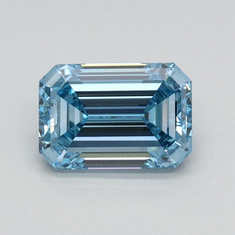 Loose Diamond - EMERALD 0.76ct Fancy Vivid Blue VVS2: Loose Diamond - EMERALD 0.76ct Fancy Vivid Blue VVS2 Source: This is a real non-mined Diamond that has been grown in a lab Shape: EMERALD Carats: 0.76 Color: Fancy Vivid Blue Certification: IGI Video: