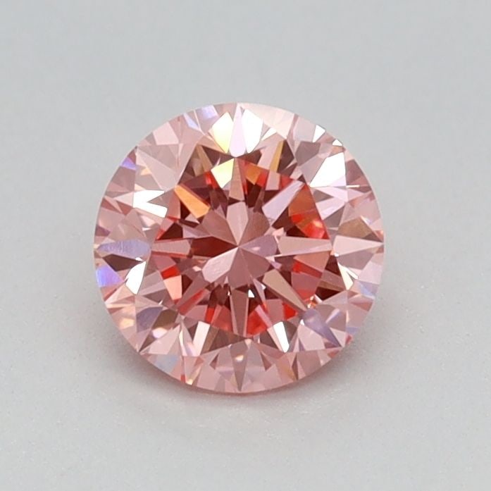 Loose Diamond - ROUND 0.47ct Fancy Vivid Pink VS1: Loose Diamond - ROUND 0.47ct Fancy Vivid Pink VS1 Source: This is a real non-mined Diamond that has been grown in a lab Shape: ROUND Carats: 0.47 Color: Fancy Vivid Pink Certification: IGI Video: