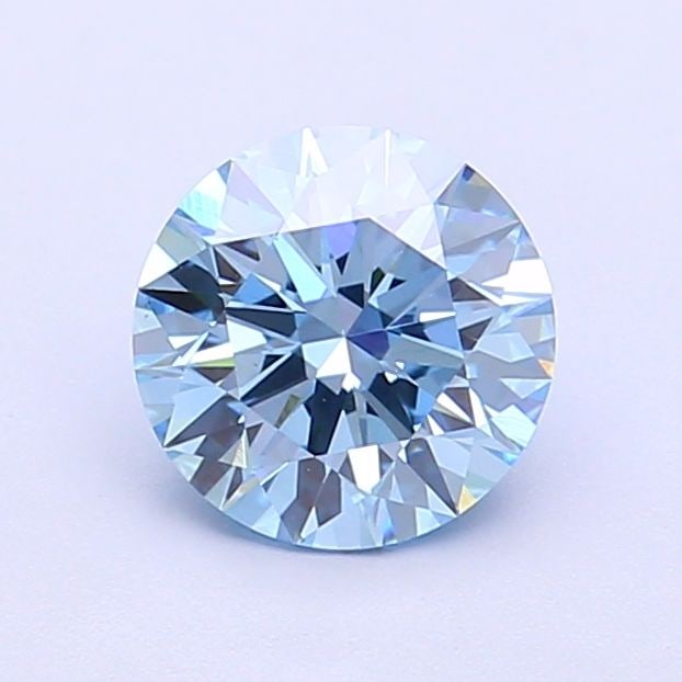 Ideal Loose Diamond - ROUND 1.08ct Fancy Vivid Blue VS1: Ideal Loose Diamond - ROUND 1.08ct Fancy Vivid Blue VS1 Source: This is a real non-mined Diamond that has been grown in a lab Shape: ROUND Carats: 1.08 Color: Fancy Vivid Blue Certification: IGI Video