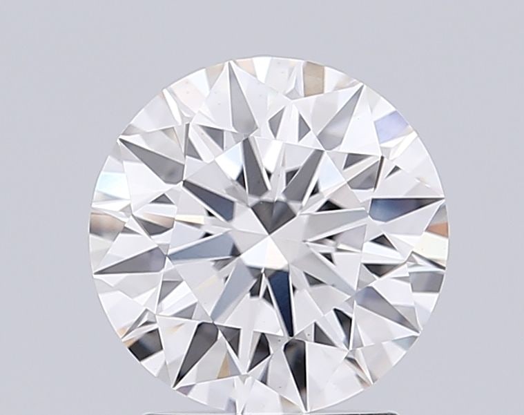 Ideal Loose Diamond - ROUND 2.08ct F VS1: Ideal Loose Diamond - ROUND 2.08ct F VS1 Source: This is a real non-mined Diamond that has been grown in a lab Shape: ROUND Carats: 2.08 Color: F Clarity: VS1 Certification: IGI Video: