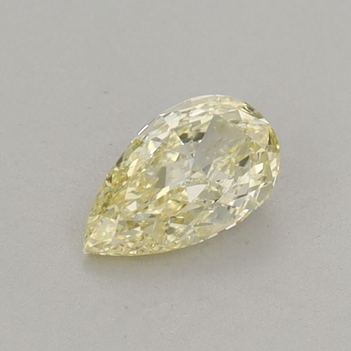 Loose Diamond - PEAR 0.37ct Fancy Light Yellow VVS2: Loose Diamond - PEAR 0.37ct Fancy Light Yellow VVS2 Source: This is a real non-mined Diamond that has been grown in a lab Shape: PEAR Carats: 0.37 Color: Fancy Light Yellow Certification: IGI Video: