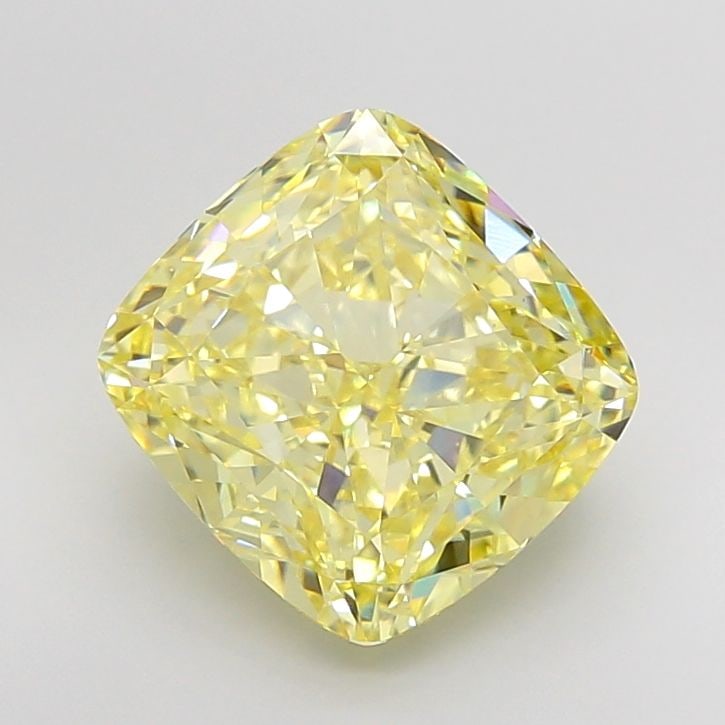 Loose Diamond - CUSHION MODIFIED 8.12ct Fancy Intense Yellow VS1: Loose Diamond - CUSHION MODIFIED 8.12ct Fancy Intense Yellow VS1 Source: This is a real non-mined Diamond that has been grown in a lab Shape: CUSHION MODIFIED Carats: 8.12 Color: Fancy Intense Yellow