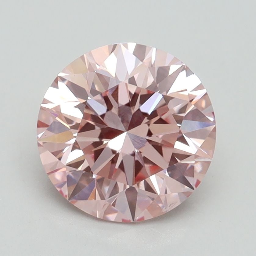 Loose Diamond - ROUND 1.89ct Fancy Pink VS2: Loose Diamond - ROUND 1.89ct Fancy Pink VS2 Source: This is a real non-mined Diamond that has been grown in a lab Shape: ROUND Carats: 1.89 Color: Fancy Pink Certification: IGI Video: