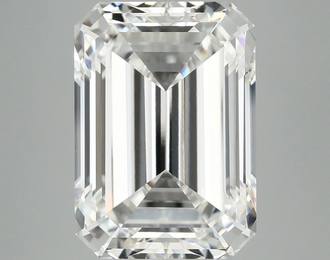 Loose Diamond - EMERALD 10.2ct F VVS2: Loose Diamond - EMERALD 10.2ct F VVS2 Source: This is a real non-mined Diamond that has been grown in a lab Shape: EMERALD Carats: 10.2 Color: F Clarity: VVS2 Certification: IGI Video: