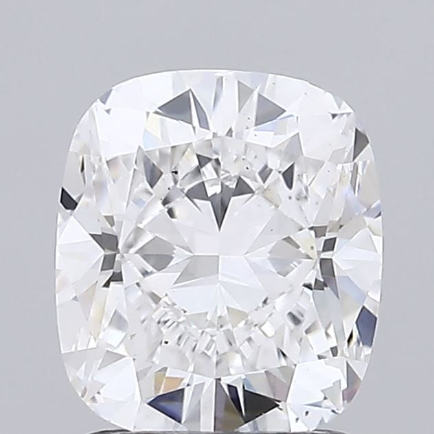 Loose Diamond - CUSHION MODIFIED 1.56ct D VS2: Loose Diamond - CUSHION MODIFIED 1.56ct D VS2 Source: This is a real non-mined Diamond that has been grown in a lab Shape: CUSHION MODIFIED Carats: 1.56 Color: D Clarity: VS2 Certification: IGI Video: