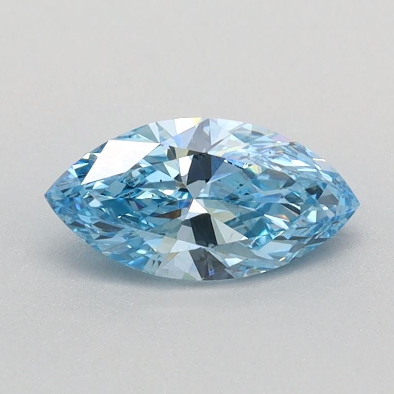 Loose Diamond - MARQUISE 0.46ct Fancy Vivid Blue VS2: Loose Diamond - MARQUISE 0.46ct Fancy Vivid Blue VS2 Source: This is a real non-mined Diamond that has been grown in a lab Shape: MARQUISE Carats: 0.46 Color: Fancy Vivid Blue Certification: IGI