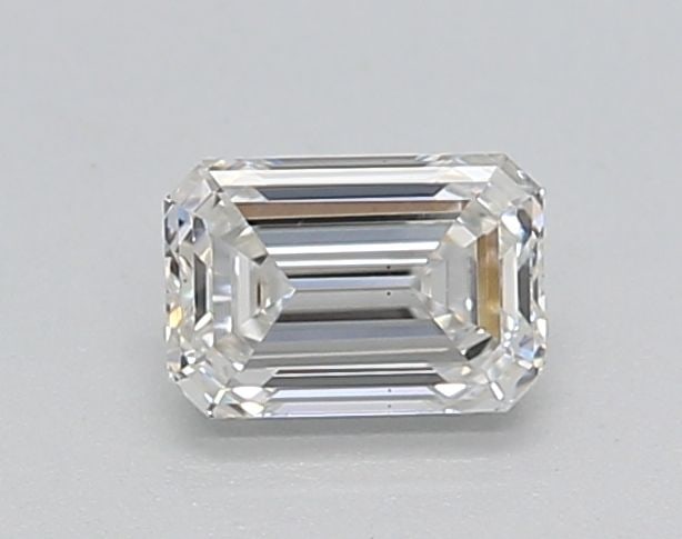 Loose Diamond - EMERALD 0.46ct F VS2: Loose Diamond - EMERALD 0.46ct F VS2 Source: This is a real non-mined Diamond that has been grown in a lab Shape: EMERALD Carats: 0.46 Color: F Clarity: VS2 Certification: NONE Video: