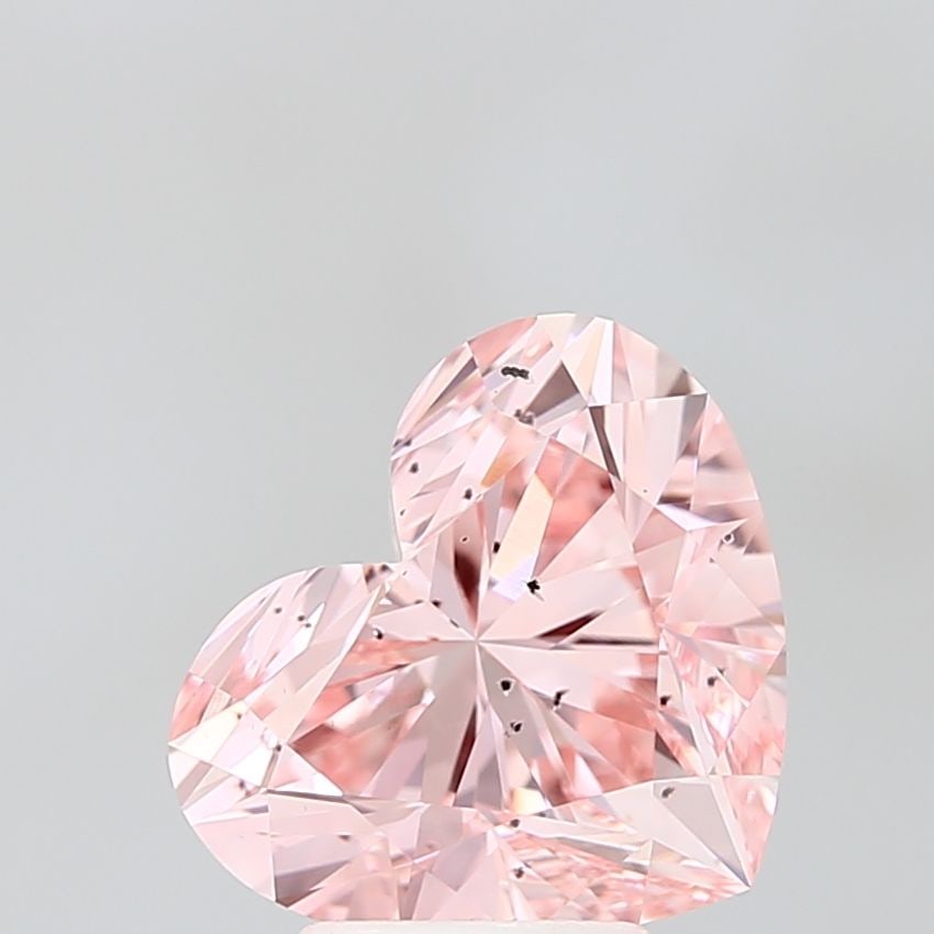 Loose Diamond - HEART 4.05ct Fancy Vivid Pink SI2: Loose Diamond - HEART 4.05ct Fancy Vivid Pink SI2 Source: This is a real non-mined Diamond that has been grown in a lab Shape: HEART Carats: 4.05 Color: Fancy Vivid Pink Certification: IGI Additional