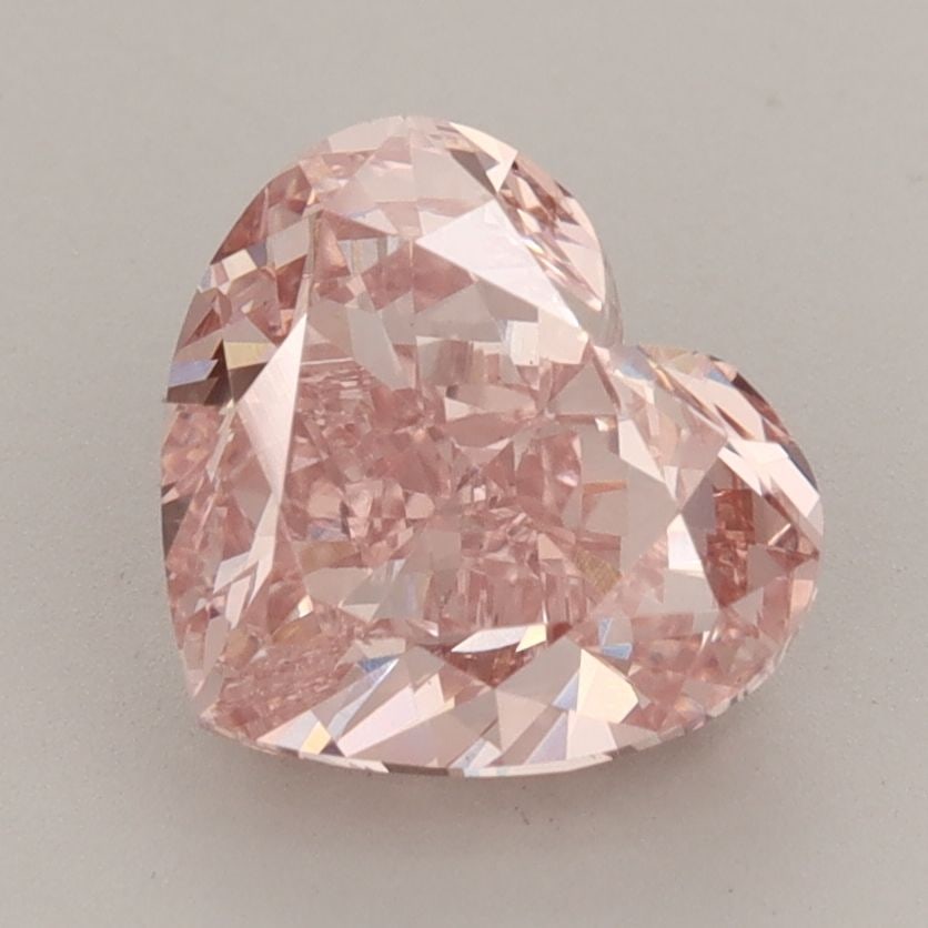 Loose Diamond - HEART 2.53ct Fancy Intense Pink VS1: Loose Diamond - HEART 2.53ct Fancy Intense Pink VS1 Source: This is a real non-mined Diamond that has been grown in a lab Shape: HEART Carats: 2.53 Color: Fancy Intense Pink Certification: IGI Video: