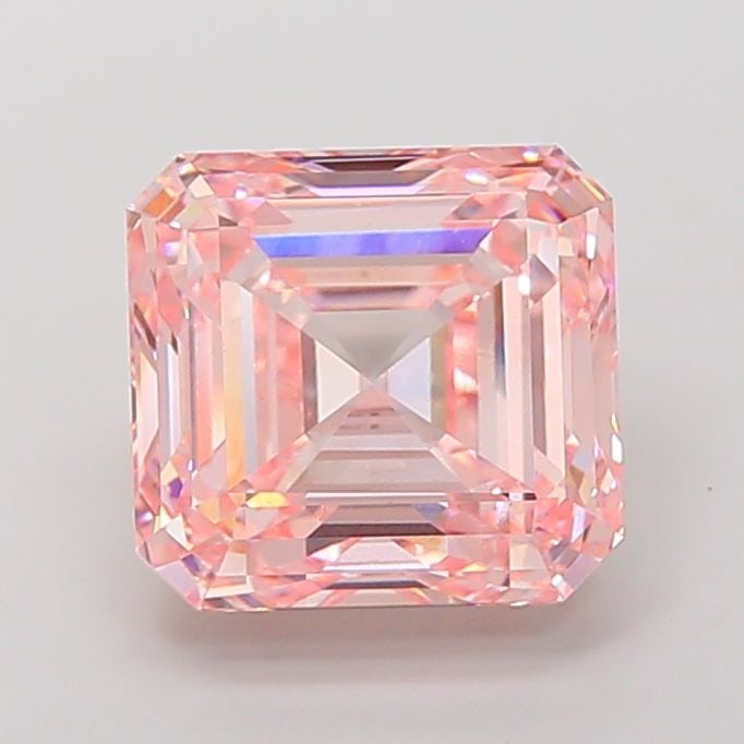 Loose Diamond - ASSCHER 10.0ct Fancy Intense Pink VS1: Loose Diamond - ASSCHER 10.0ct Fancy Intense Pink VS1 Source: This is a real non-mined Diamond that has been grown in a lab Shape: ASSCHER Carats: 10.0 Color: Fancy Intense Pink Certification: IGI Vid