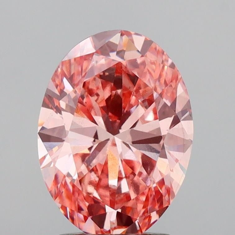 Loose Diamond - OVAL 2.04ct Fancy Vivid Pink VS1: Loose Diamond - OVAL 2.04ct Fancy Vivid Pink VS1 Source: This is a real non-mined Diamond that has been grown in a lab Shape: OVAL Carats: 2.04 Color: Fancy Vivid Pink Certification: IGI Video: