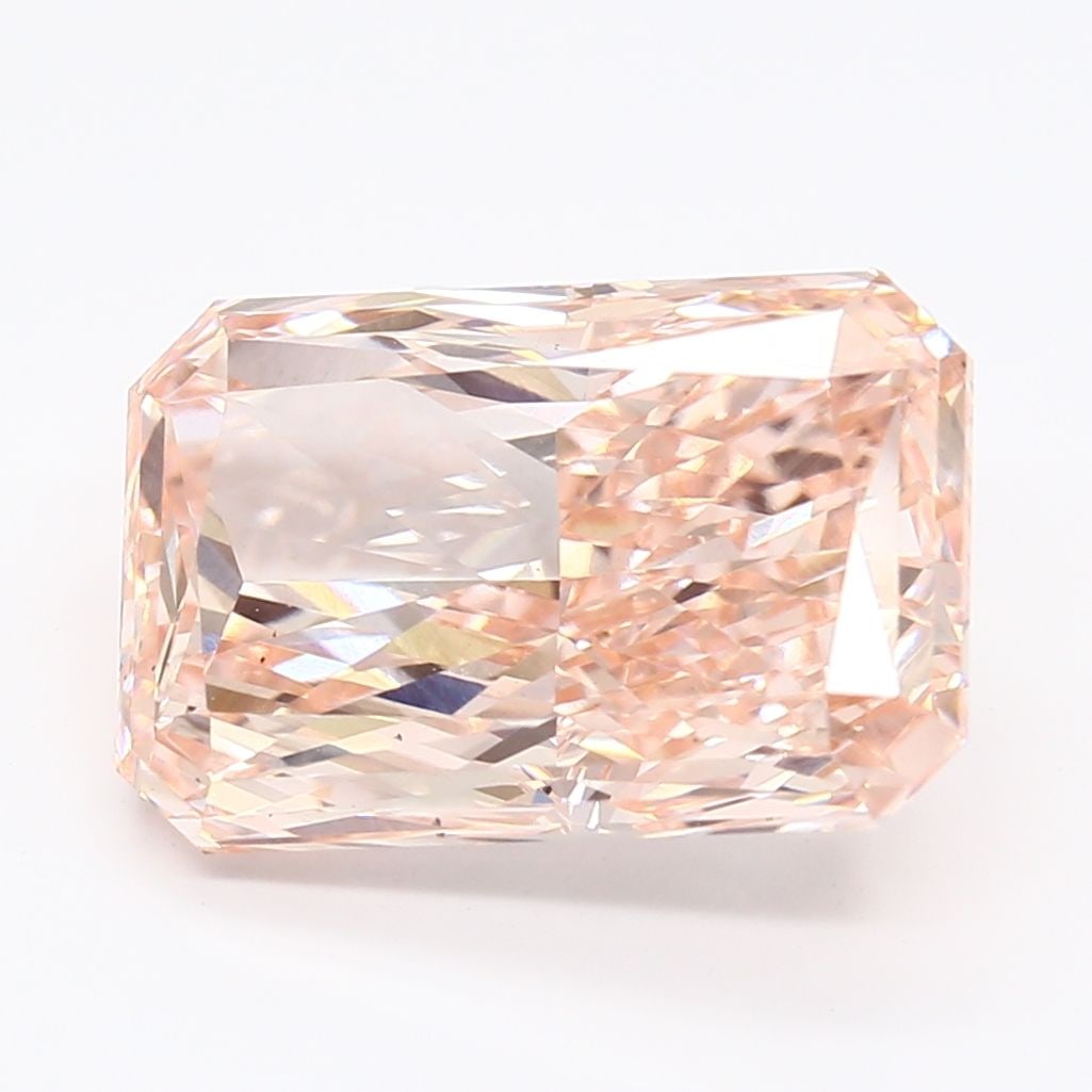 Loose Diamond - RADIANT 5.63ct Fancy Vivid Pink VS1: Loose Diamond - RADIANT 5.63ct Fancy Vivid Pink VS1 Source: This is a real non-mined Diamond that has been grown in a lab Shape: RADIANT Carats: 5.63 Color: Fancy Vivid Pink Certification: IGI Video: