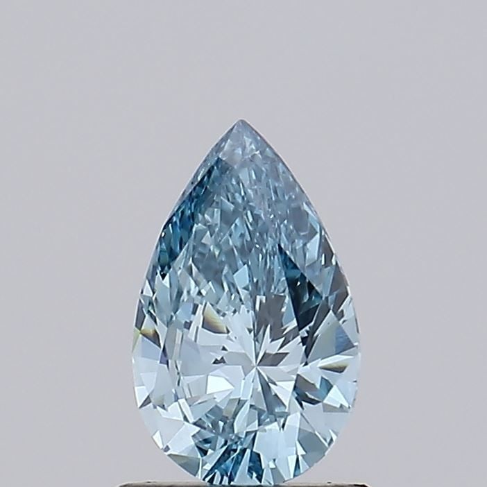 Loose Diamond - PEAR 0.82ct Fancy Vivid Blue VVS2: Loose Diamond - PEAR 0.82ct Fancy Vivid Blue VVS2 Source: This is a real non-mined Diamond that has been grown in a lab Shape: PEAR Carats: 0.82 Color: Fancy Vivid Blue Certification: IGI Video: