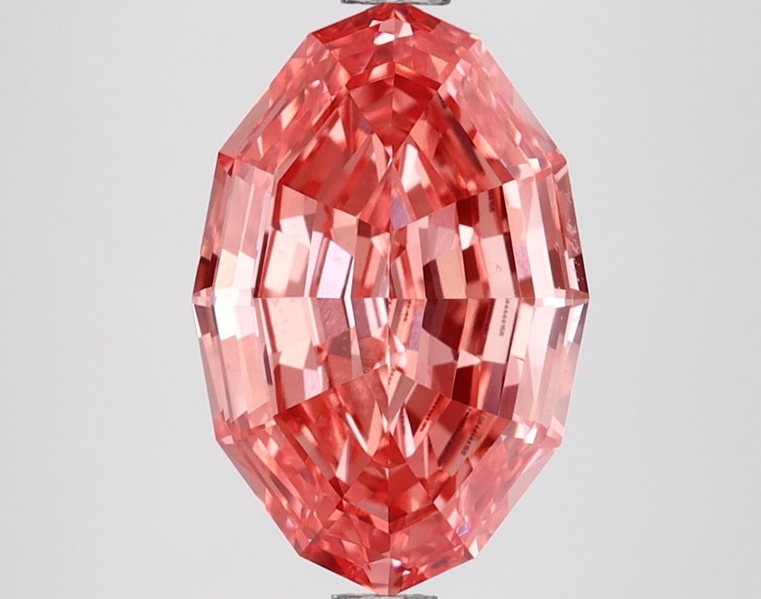Loose Diamond - OTHER 2.64ct Fancy Vivid Pink VVS2: Loose Diamond - OTHER 2.64ct Fancy Vivid Pink VVS2 Source: This is a real non-mined Diamond that has been grown in a lab Shape: OTHER Carats: 2.64 Color: Fancy Vivid Pink Certification: IGI Video: