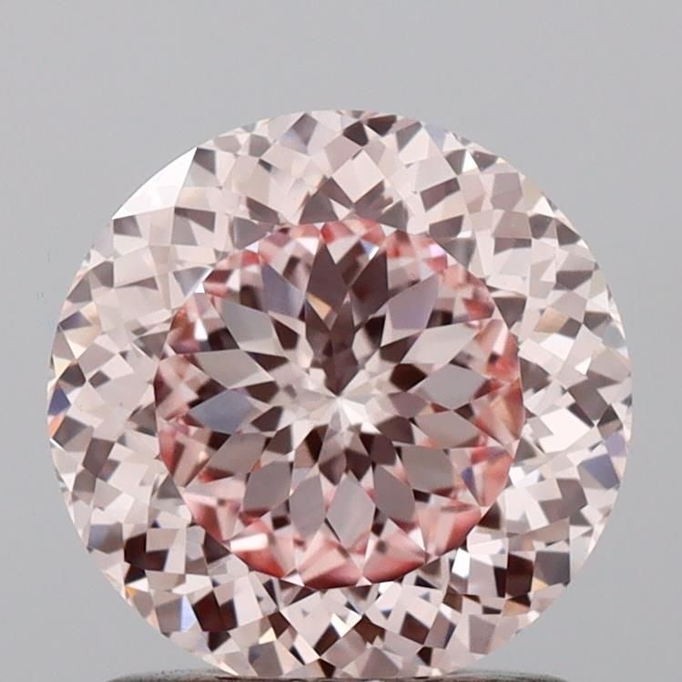 Loose Diamond - ROUND 1.34ct Fancy Pink VVS2: Loose Diamond - ROUND 1.34ct Fancy Pink VVS2 Source: This is a real non-mined Diamond that has been grown in a lab Shape: ROUND Carats: 1.34 Color: Fancy Pink Certification: IGI Video: