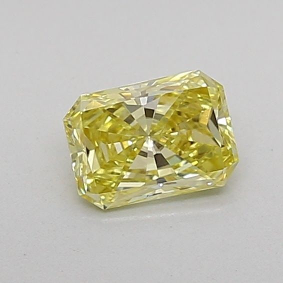 Loose Diamond - RADIANT 0.43ct Fancy Vivid Yellow VS1: Loose Diamond - RADIANT 0.43ct Fancy Vivid Yellow VS1 Source: This is a real non-mined Diamond that has been grown in a lab Shape: RADIANT Carats: 0.43 Color: Fancy Vivid Yellow Certification: NONE Vi