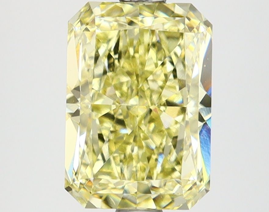Loose Diamond - RADIANT 2.57ct Fancy Yellow VS1: Loose Diamond - RADIANT 2.57ct Fancy Yellow VS1 Source: This is a real non-mined Diamond that has been grown in a lab Shape: RADIANT Carats: 2.57 Color: Fancy Yellow Certification: IGI Video: