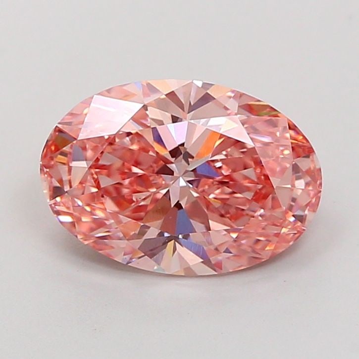 Loose Diamond - OVAL 2.65ct Fancy Vivid Pink VVS2: Loose Diamond - OVAL 2.65ct Fancy Vivid Pink VVS2 Source: This is a real non-mined Diamond that has been grown in a lab Shape: OVAL Carats: 2.65 Color: Fancy Vivid Pink Certification: IGI Video: