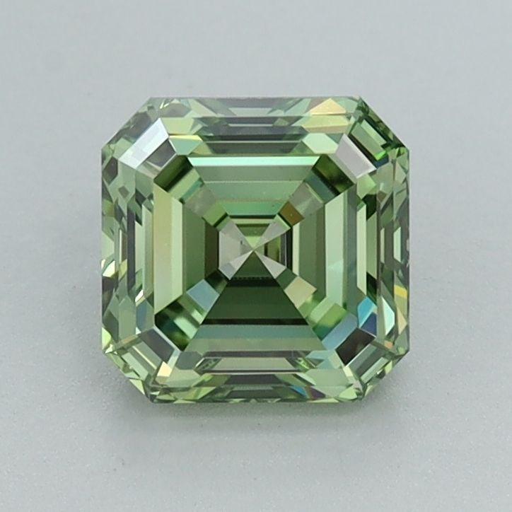 Loose Diamond - SQUARE EMERALD 1.32ct Fancy Vivid Green VS1: Loose Diamond - SQUARE EMERALD 1.32ct Fancy Vivid Green VS1 Source: This is a real non-mined Diamond that has been grown in a lab Shape: SQUARE EMERALD Carats: 1.32 Color: Fancy Vivid Green Certificat